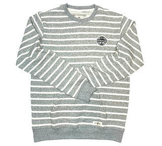 Whistler Medallion  Patch Stripe Crewneck