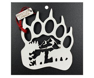 Laser Cut Maple Leaf Wood Ornament