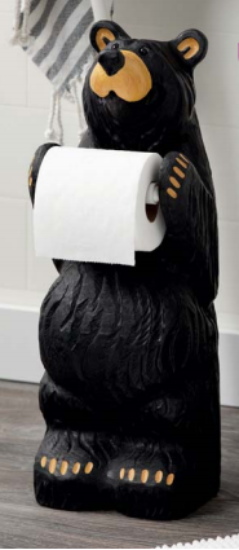Bear toilet paper holder deals