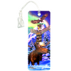 Eagle ,Totem Pole and Moose  3D Bookmark with Tassel 