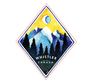 Twilight Scene Whistler Bumper Sticker