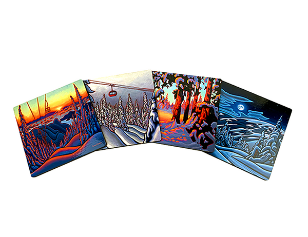 Whistler Art  Coaster Set by Duane Murrin