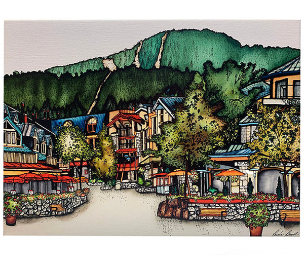 Whistler Village Square Canvas