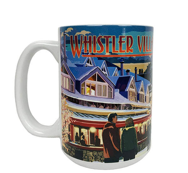 Whistler Village Nighttime in Winter Tall Mug