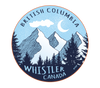 Wander Lust Mountains Whistler Bumper Sticker