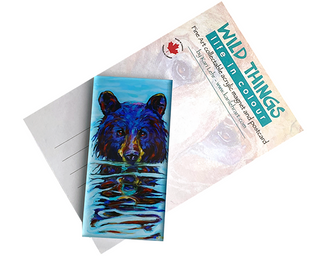 Acrylic Magnet Bear Swimming 