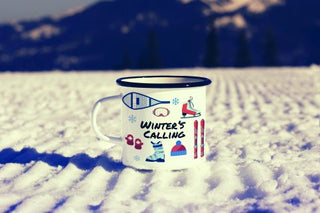 Mug Ceramic Hockey Ski 