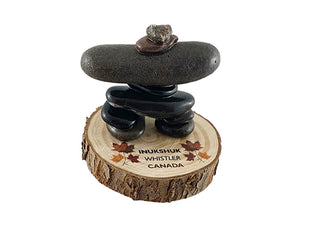 Inukshuk On Wood