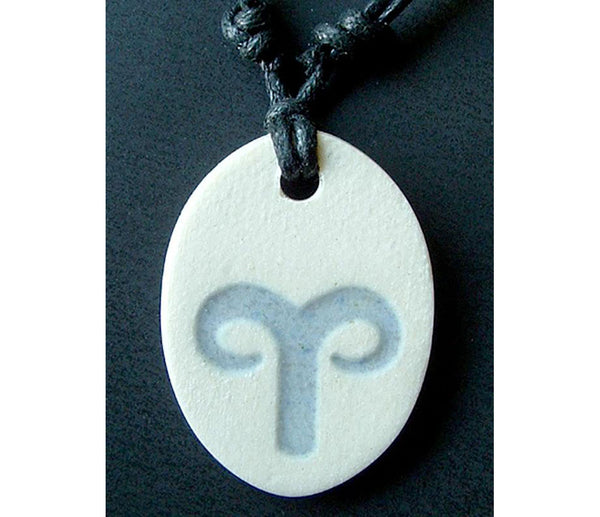 Zodiac Signs Clay Necklace