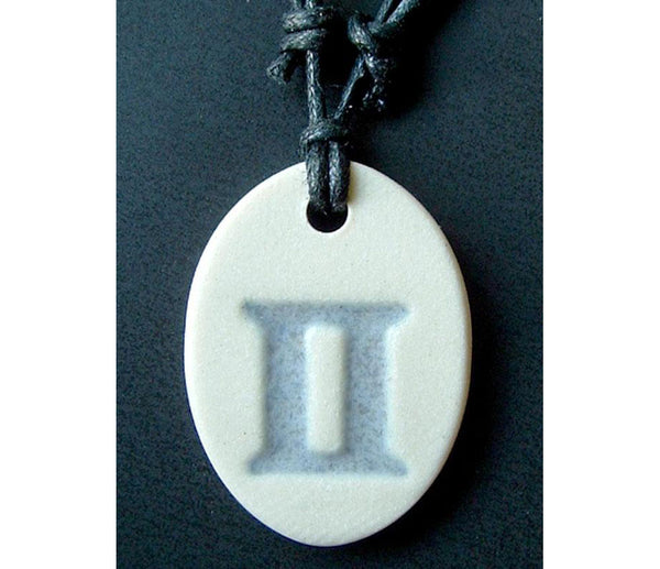 Zodiac Signs Clay Necklace