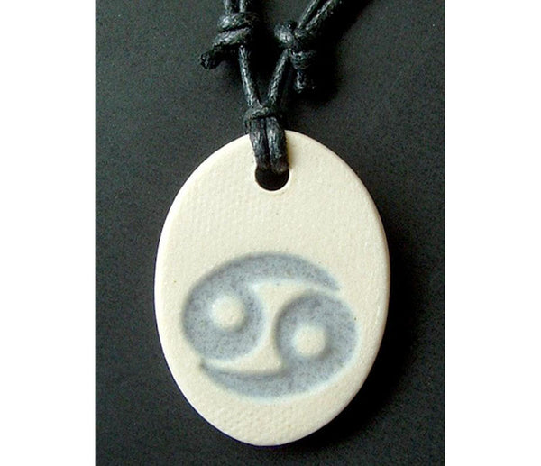 Zodiac Signs Clay Necklace