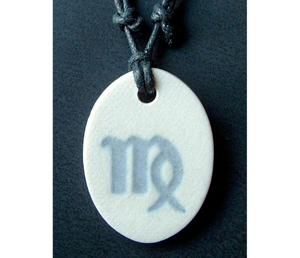 Zodiac Signs Clay Necklace