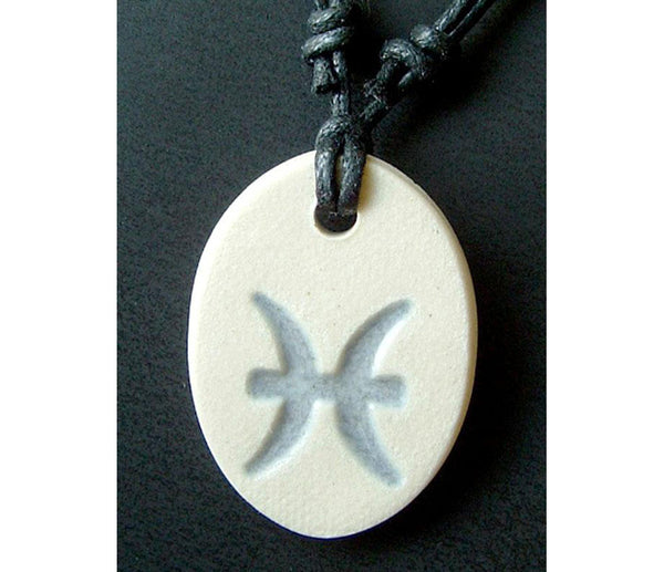 Zodiac Signs Clay Necklace