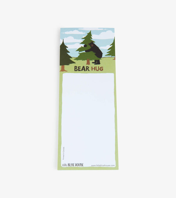  Bear Hugging Tree Magnetic Notepad
