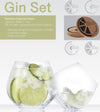 Gin Glass and Coaster Set