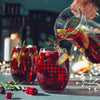 Sangria Served in the  Plaid Moose Goblets 
