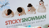 Sticky Snowman Splat Toy